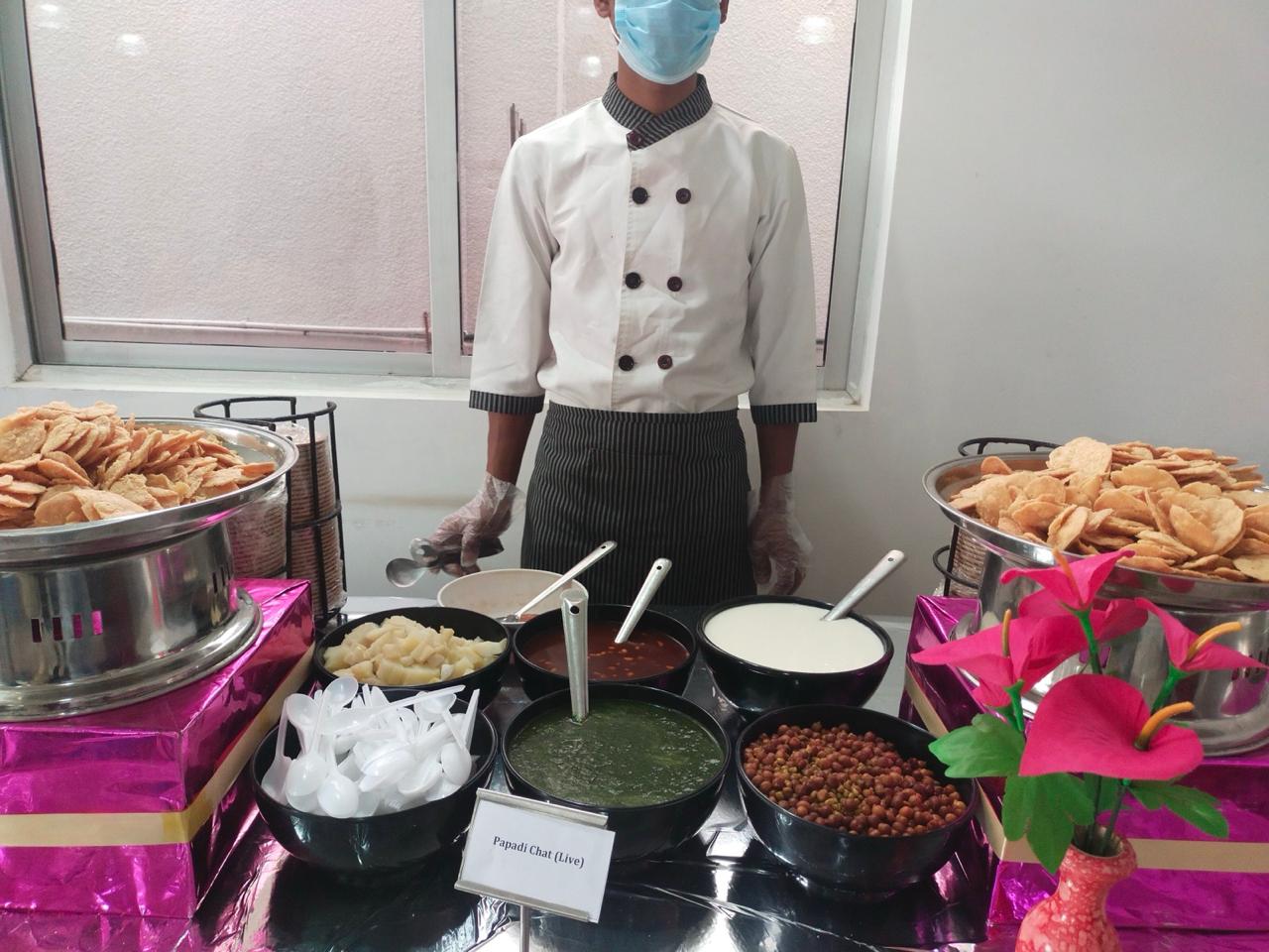 Chaat counter