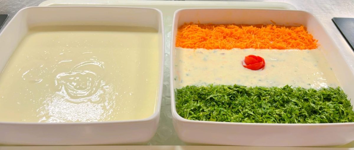 Tricolor event food