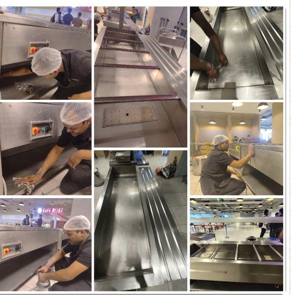Bain-marie cleaning