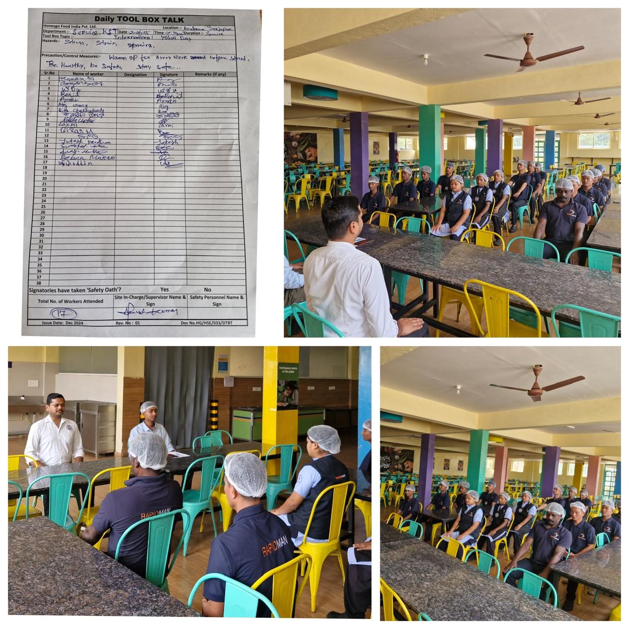 Staff training